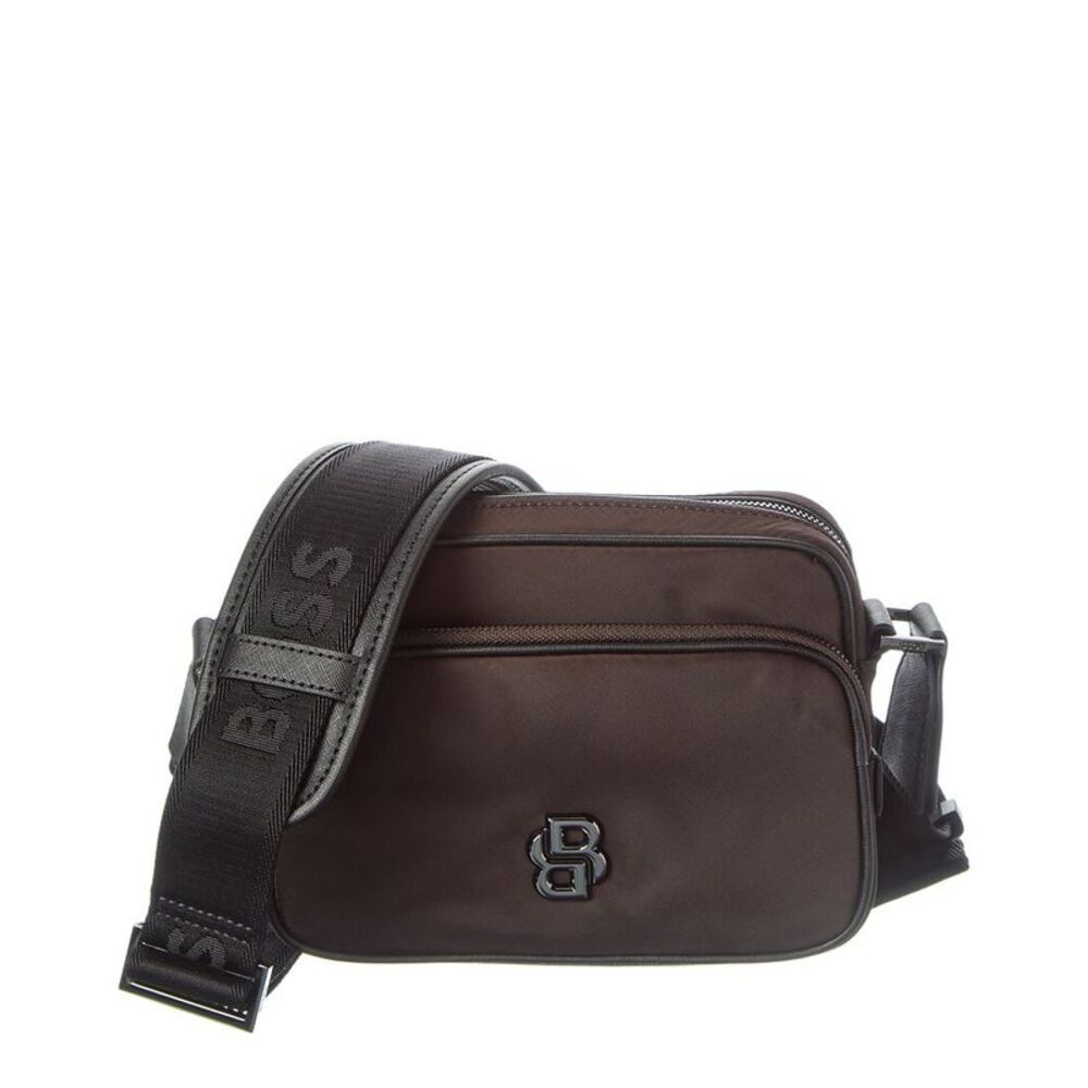 Hugo Boss B Icon Ew Zip Canvas Bag, Brown
